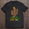 Funny Leopard Cactus Succulent Plant Lover Tee