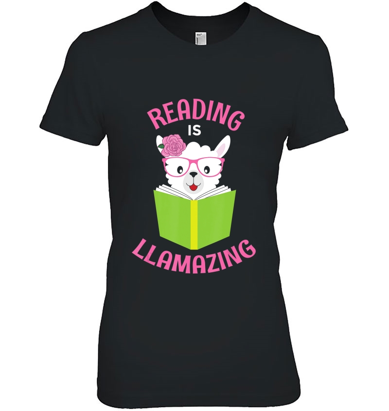 Funny Llama Reading Librarian Read Gift For Readers Hoodie