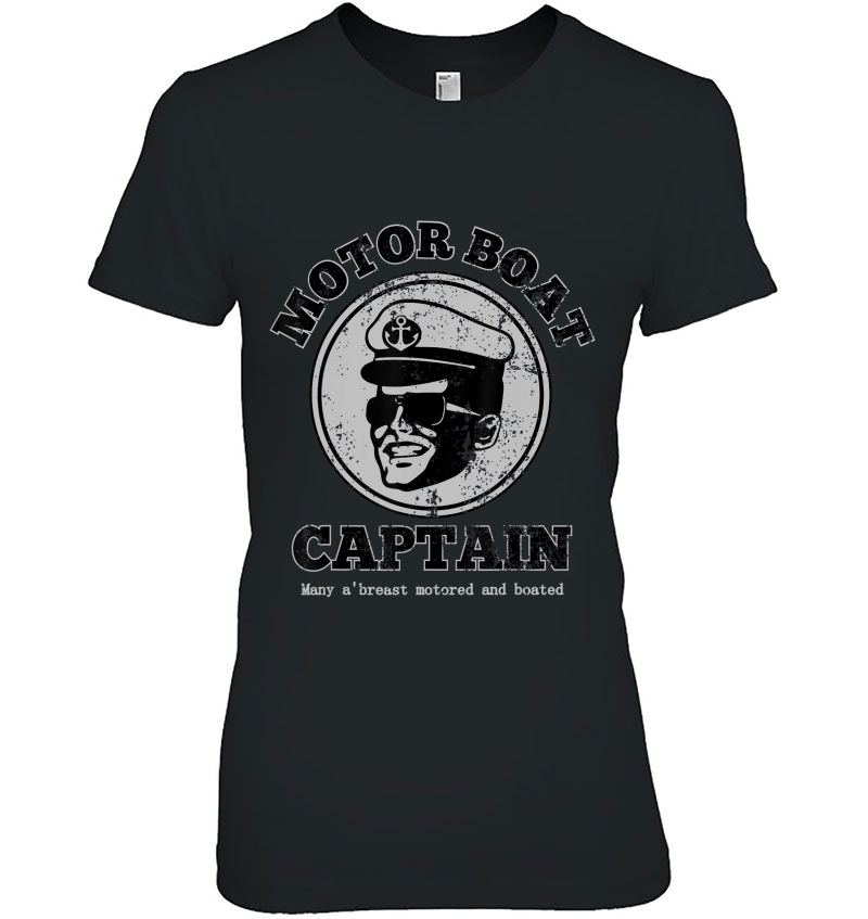 Funny Motor Boat Captain Pontoon Motor Boating Lake Hoodie