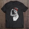 Girl Power Modern Rosie The Riveter Pin Up Art By Anne Cha Raglan Baseball Tee Tee