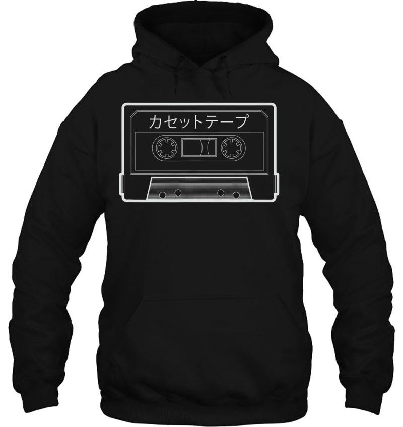 Japanese Aesthetic Cassette 90S Retro Grunge Streetwear Hoodie