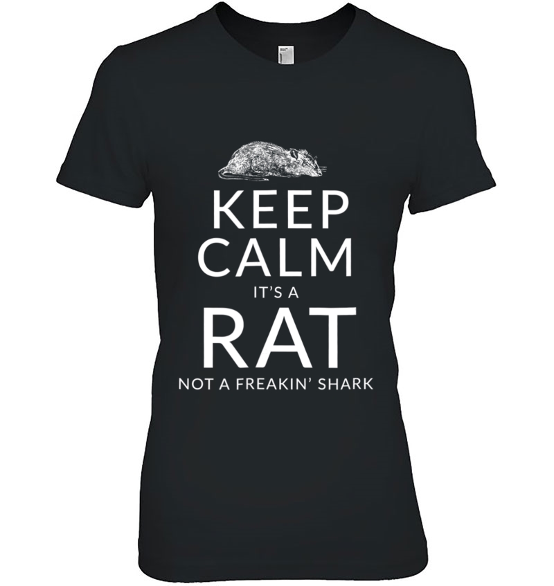 Keep Calm Its A Rat Funny Pet Rat Or Mouse Gif - W Hoodie