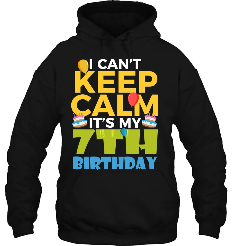 Kids 7Th Birthday Shirt Boy I Cant Keep Calm Its My 7 Birthday Mugs