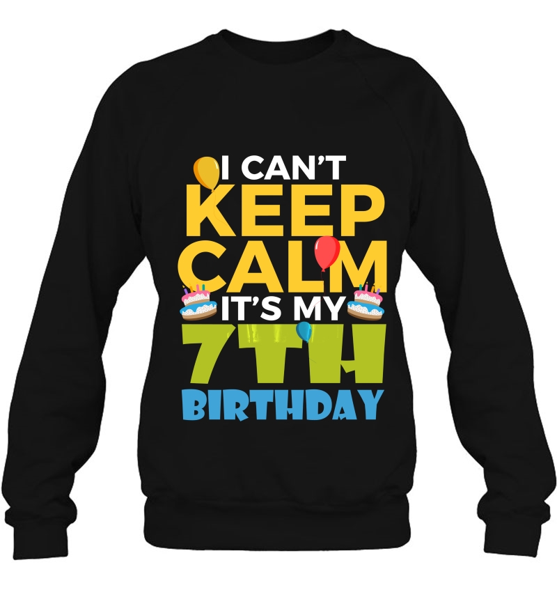 Kids 7Th Birthday Shirt Boy I Cant Keep Calm Its My 7 Birthday Mugs