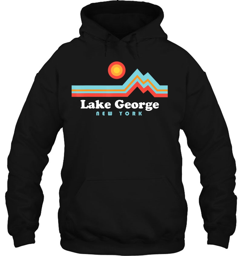 Lake George Shirt - Sunset Mountains Lake George Hoodie