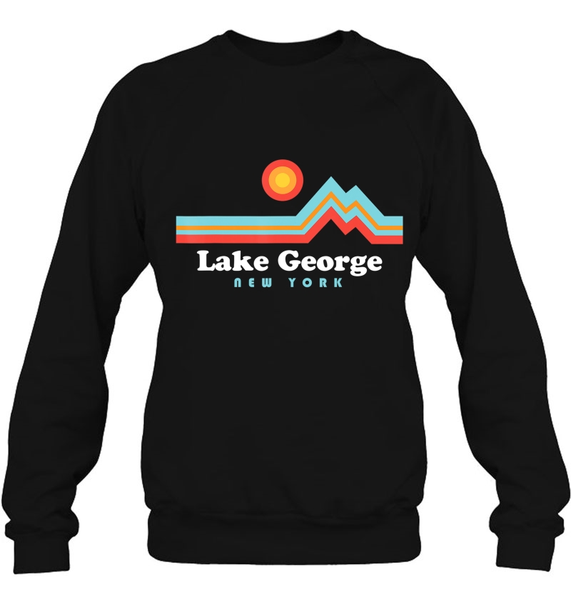 Lake George Shirt - Sunset Mountains Lake George Sweatshirt