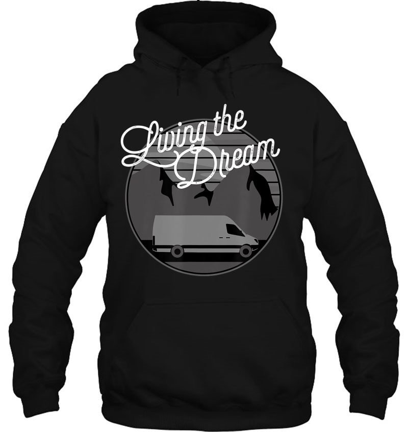 Living The Dream Trip Van Life Graphic Popular Hoodie