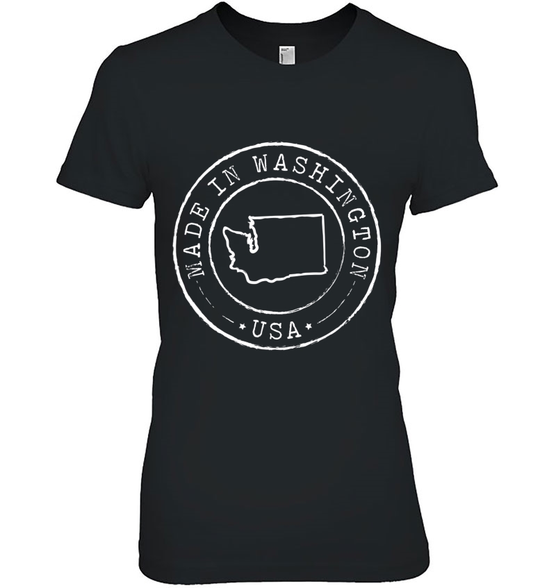 Made In Washington Shirt State Pride Wa Vintage Ladies Tee