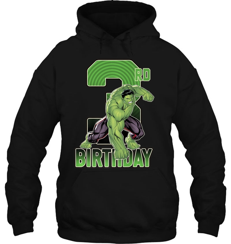 Marvel Hulk Smash 3Rd Birthday Hoodie