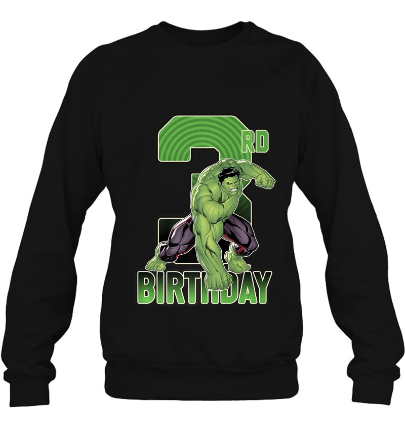 Marvel Hulk Smash 3Rd Birthday Sweatshirt