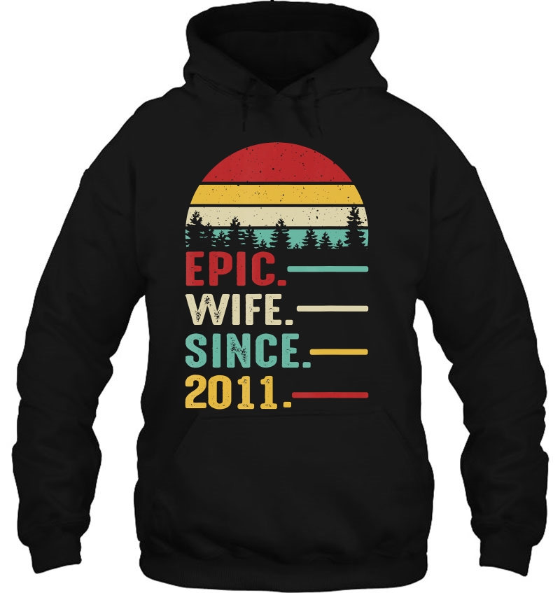 9Th Wedding Anniversary Gift For Her Epic Wife Since 2011 Ver2 Mugs