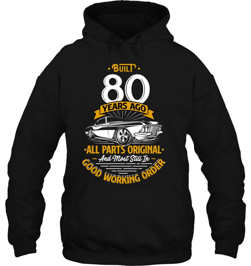 Built 80 Years Ago - Funny 80Th Birthday Mugs