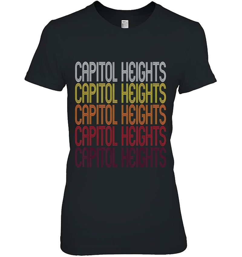 Capitol Heights, Md Vintage Style Maryland Hoodie