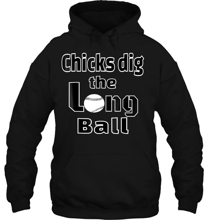 Chicks Dig The Long Ball Funny Baseball Mugs