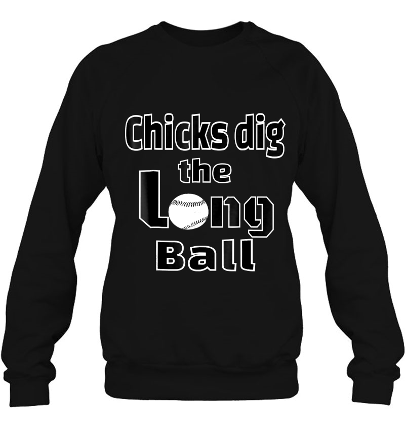 Chicks Dig The Long Ball Funny Baseball Mugs