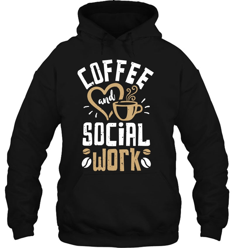 Coffee And Social Work Women Men Funny Vintage Mugs