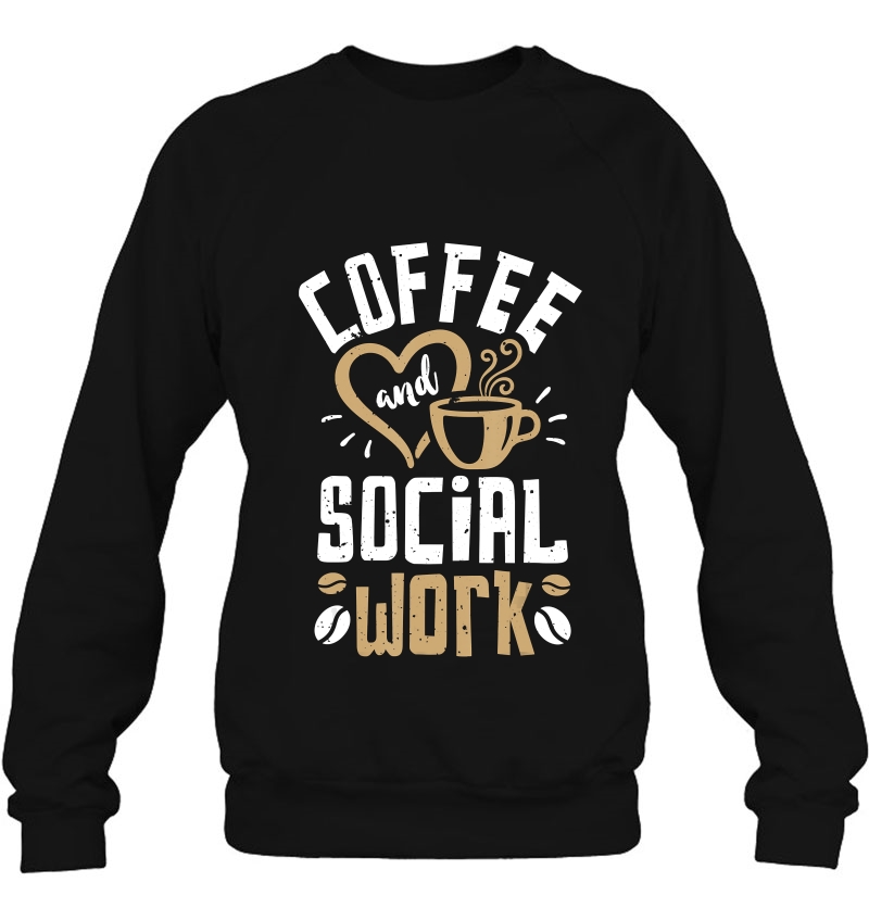 Coffee And Social Work Women Men Funny Vintage Mugs