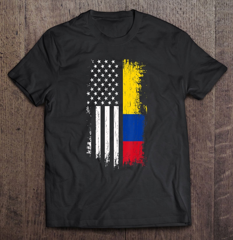 Colombian American Flag - Pride Colombia Usa Shirt