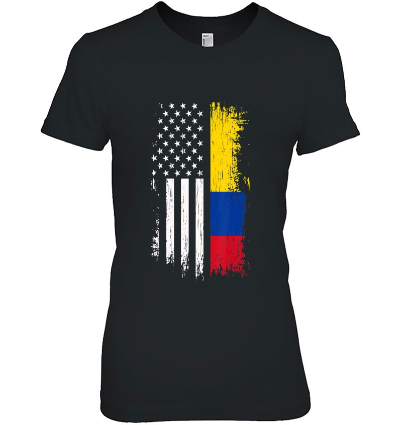 Colombian American Flag - Pride Colombia Usa Hoodie