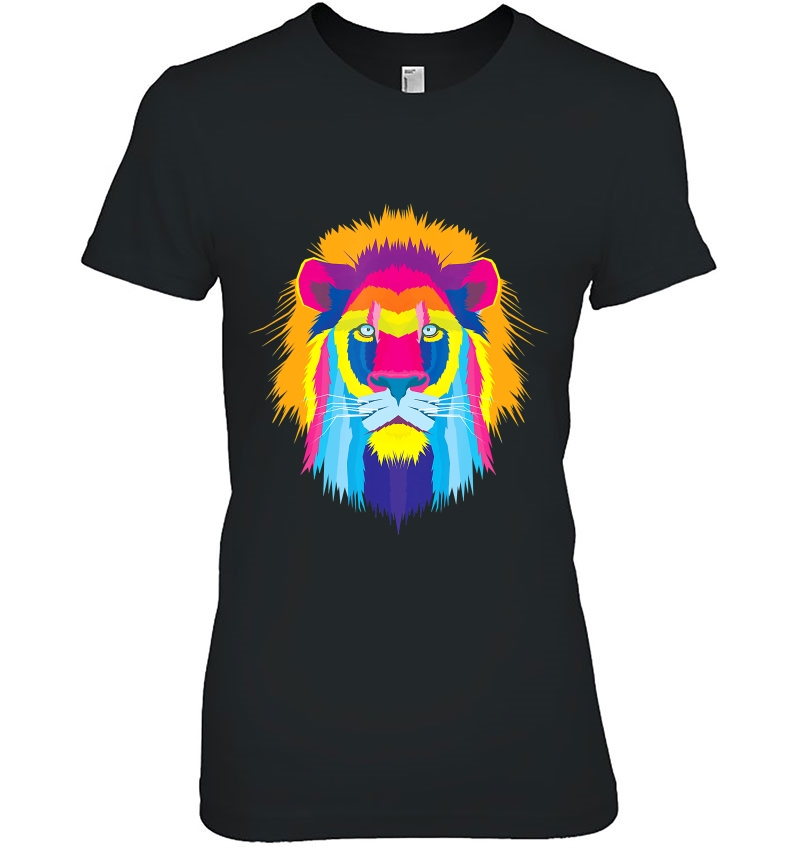 Colorful Bright Lion