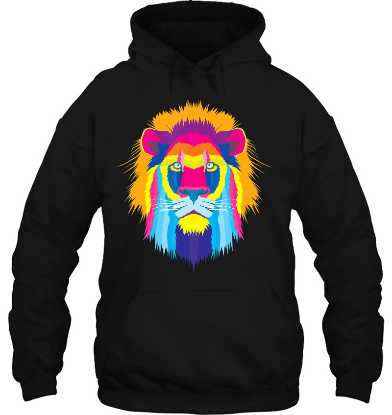 Colorful Bright Lion