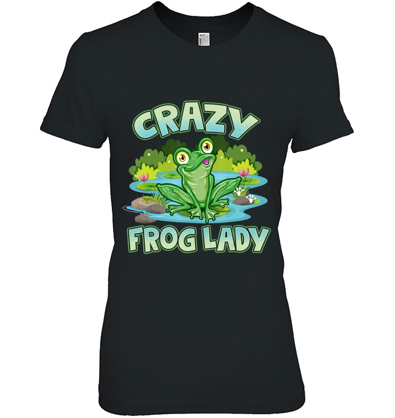 Crazy Frog Lady Lover Ladies Tee