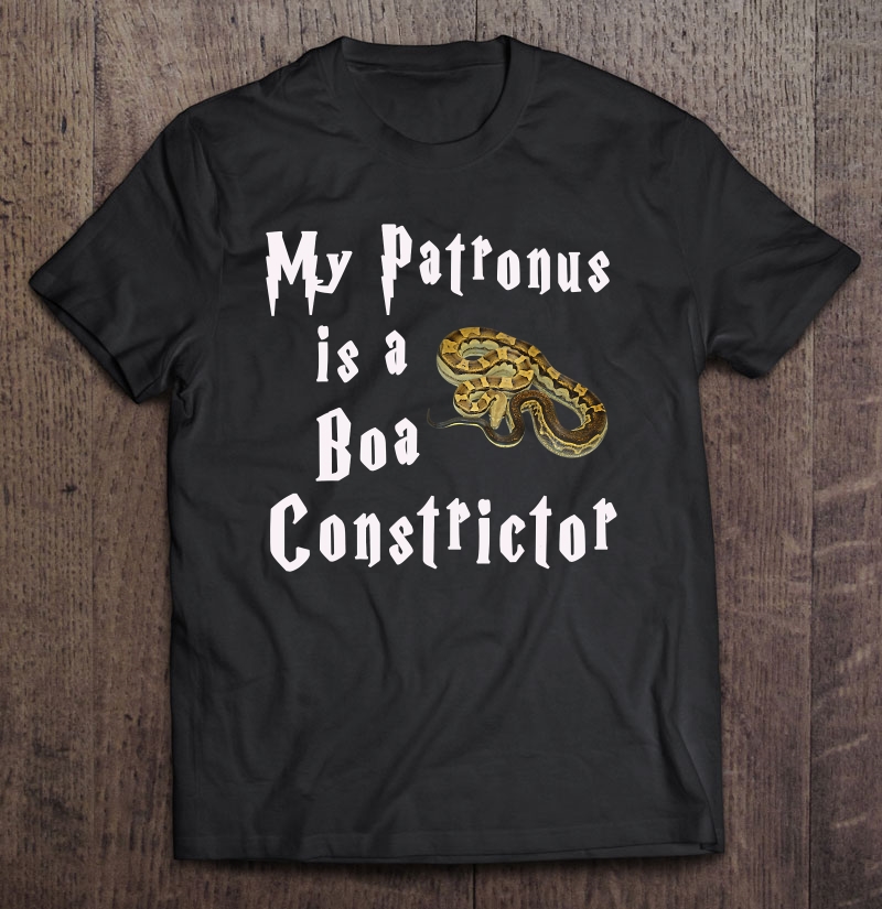 Cute Funny My Patronus Is A Boa Constrictor Shirt