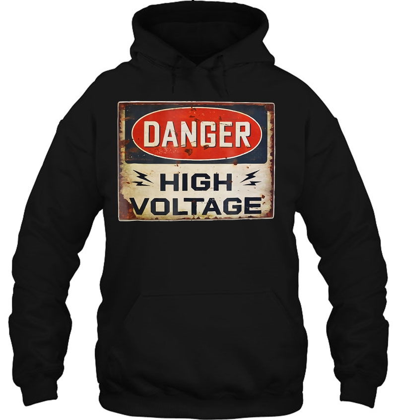 Danger High Voltage Old Rusted Danger Sign Mugs