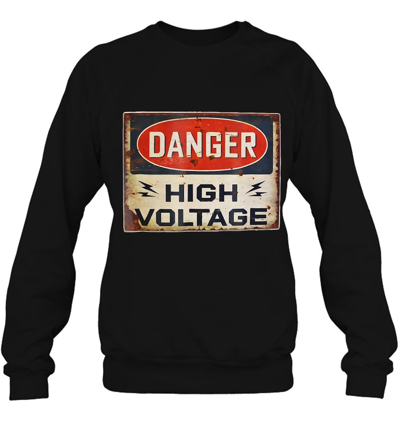 Danger High Voltage Old Rusted Danger Sign Mugs