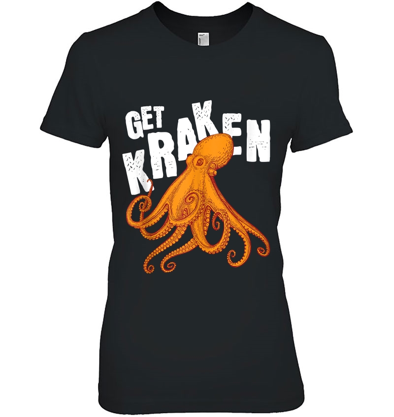 Deep Sea Monster Funny Octopus Get Kraken Hoodie