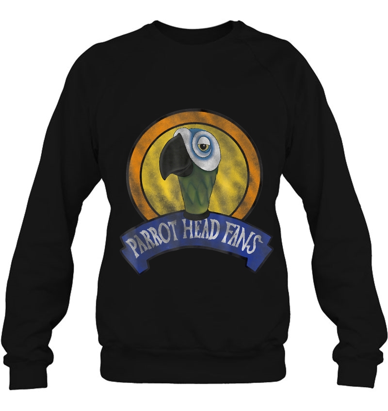 Distressed Parrot Head Buffett Fans Sweatshirt