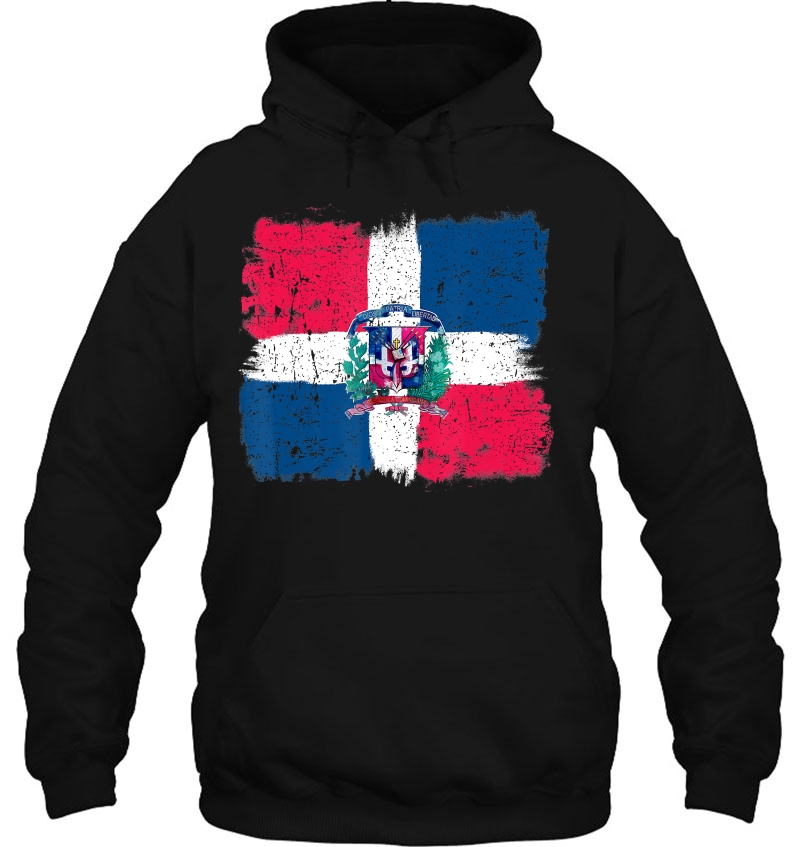 Dominican Republic Flag Shirt Painted Republica Dominicana Mugs