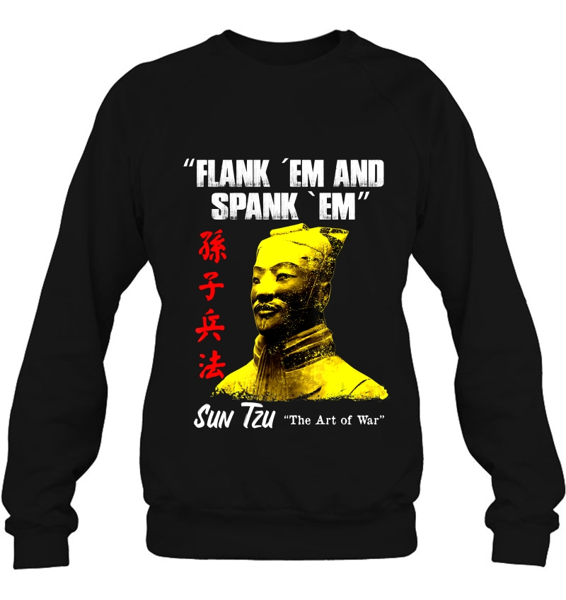 Funny Flank Em And Spank Em Sun Tzu Gift Mugs