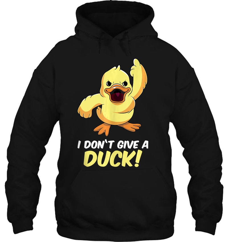 I Don't Give A Duck Shirt Duckling Middle Finger Fuck Off Mugs