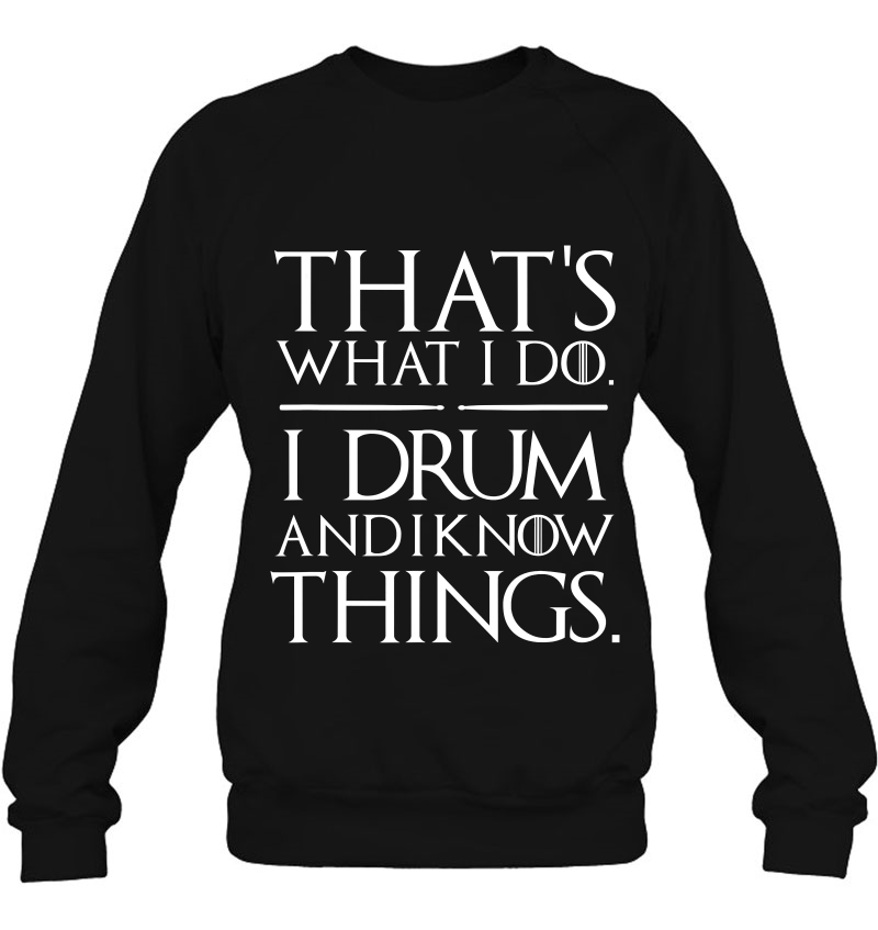 I Drum And I Know Things Drumsticks Drummers Mugs