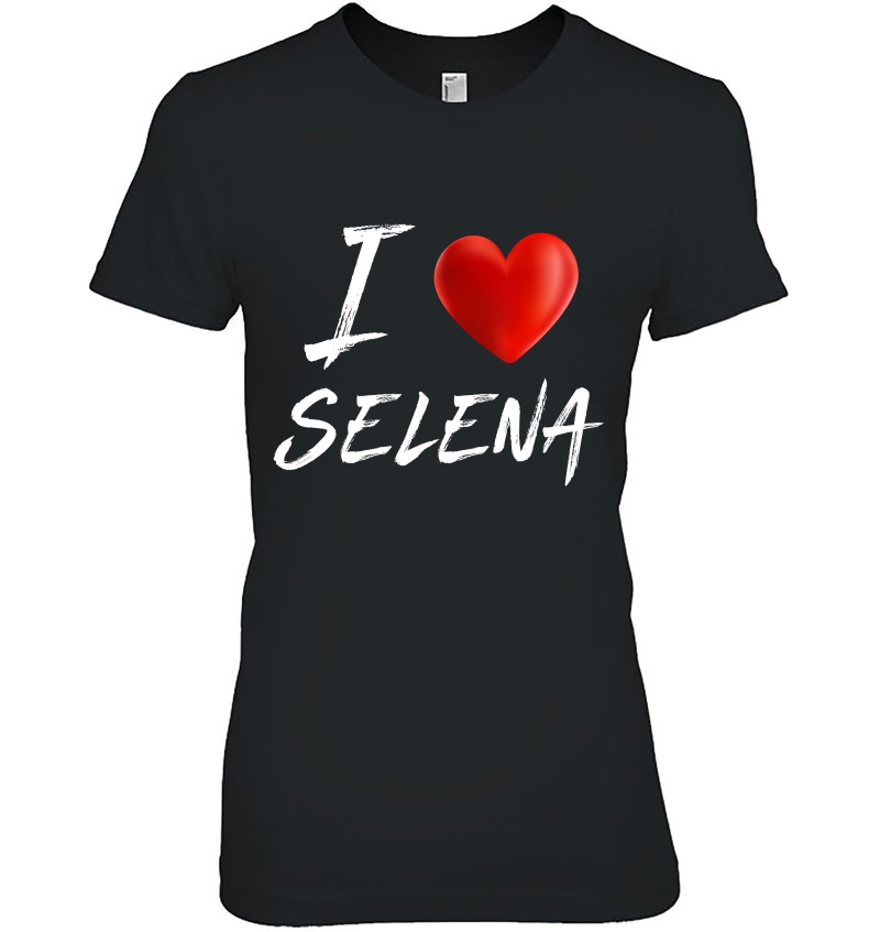 I Love Heart Selena Family Name Hoodie