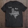 I Love Texas With Cities Listed Tee