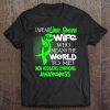 I Wear Lime Green For My Wife Non Hodgkin's Lymphoma Shirt Tee