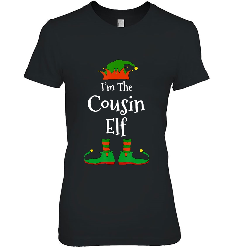 I'm The Cousin Elf Family Matching Funny Christmas Gift Hoodie