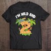 I'm Wild And 2 Years Old Zoo Theme 2Nd Birthday Animal Party Tee