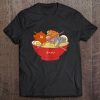 Kawaii Anime Cat Japanese Ramen Noodles Tee