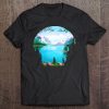 Lake Mountain Snow Landscape Scenery Tee