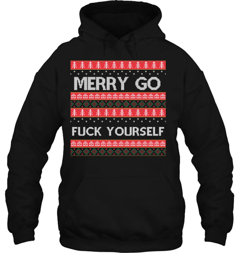 Merry Go Fuck Yourself Ugly Christmas Mugs