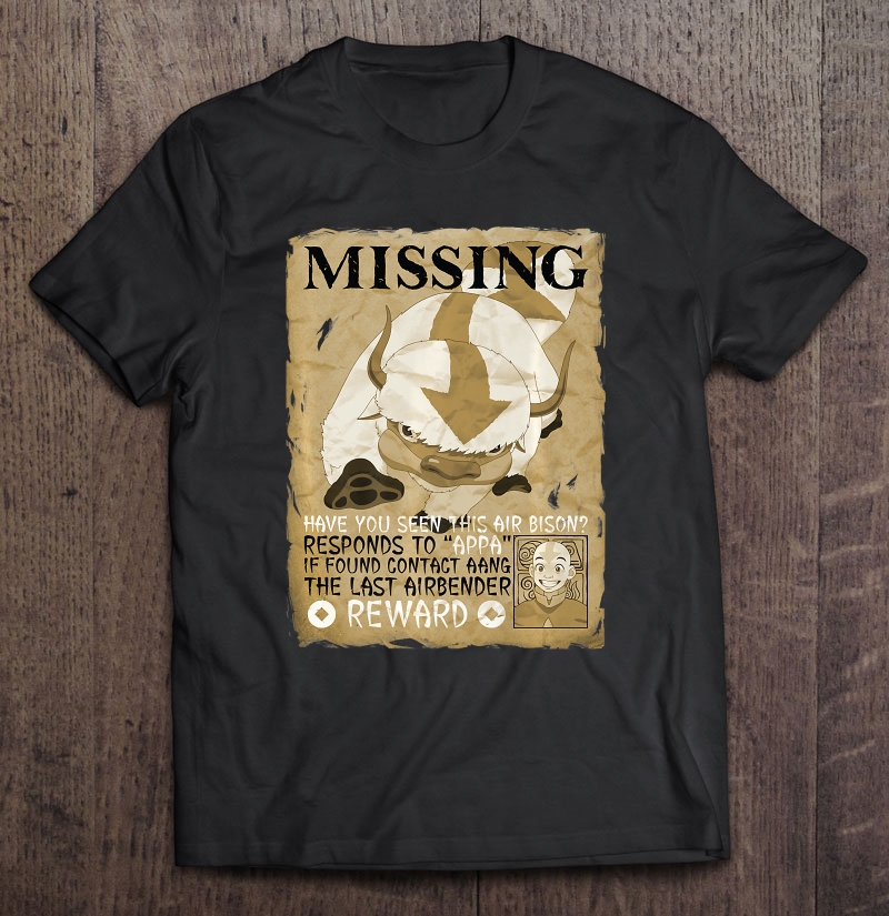 Missing Bison Poster Appa Shirt