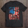 Moose American Flag Usa Men Hunting Tee