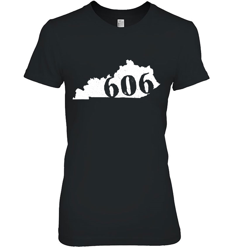 Morehead Pikeville 606 Area Code , Kentucky Map Ladies Tee