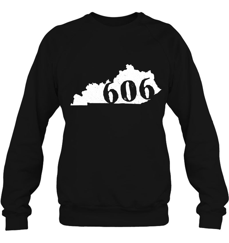 Morehead Pikeville 606 Area Code , Kentucky Map Sweatshirt