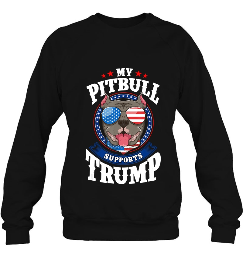 My Pitbull Supports Trump 2020 Dog Mugs