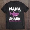 Nana Shark Doo Doo Shirt - Matching Family Shark Shirts Set Tee