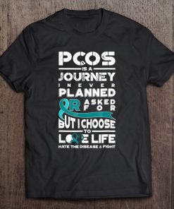 Pcos Awareness Shirt Polycystic Ovarian Syndrome Journey Tee